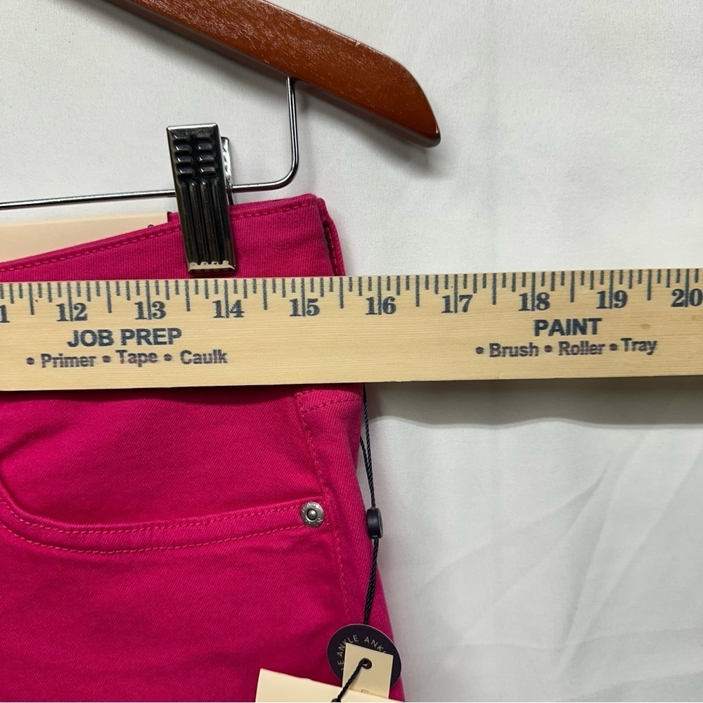 Not Your Daughter’s Jeans Marilyn Straight Ankle Big Pink Size 8 NWT - Picture 5 of 9